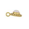BUY WHITE FRESHWATER PEARL GEMSTONE BRASS PENDANT