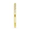 BUY NATURAL WHITE DIAMOND GEMSTONE  14K GOLD CLASSIC RING