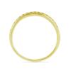 BUY NATURAL WHITE DIAMOND GEMSTONE  14K GOLD CLASSIC RING