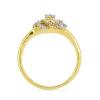 BUY NATURAL WHITE DIAMOND GEMSTONE 14K GOLD CLASSIC RING