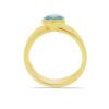 BUY GENUINE SWISS BLUE TOPAZ GEMSTONE FASHION  RING