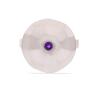 BUY AFRICAN AMETHYST GEMSTONE BRASS RING