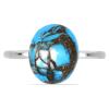BUY STERLING SILVER EGYPTIAN TURQUOISE GEMSTONE RING