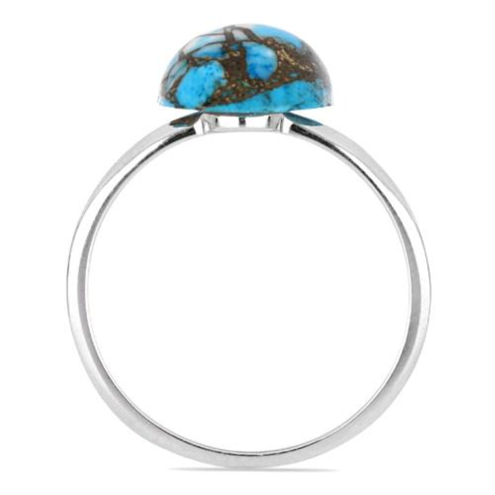 BUY STERLING SILVER EGYPTIAN TURQUOISE GEMSTONE RING