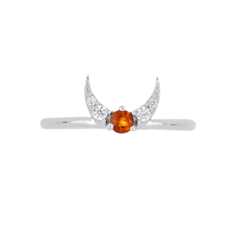 BUY 925 SILVER NATURAL MADEIRA CITRINE GEMSTONE RING