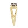 BUY 925 SILVER NATURAL SMOKY MULTI GEMSTONE STYLISH RING