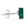 BUY STERLING SILVER NATURAL MALACHITE GEMSTONE EARRINGS