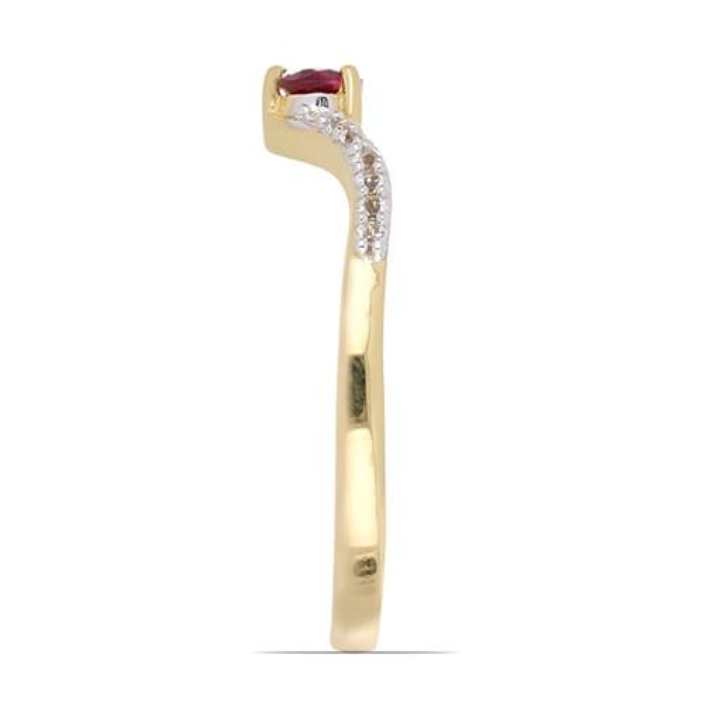 BUY NATURAL RHODOLITE GEMSTONE CLASSIC RING IN STERLING SILVER