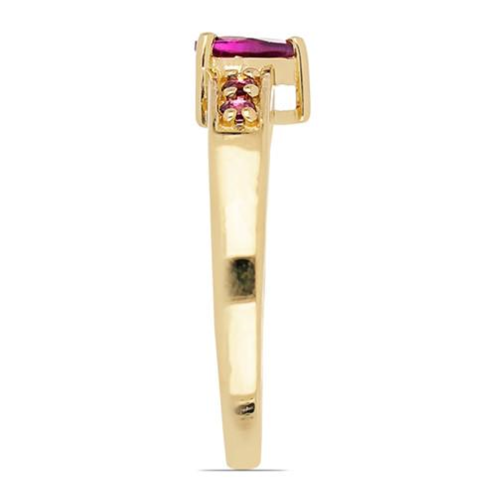 BUY NATURAL RHODOLITE MULTI GEMSTONE RING IN STERLING SILVER