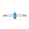 BUY STERLING SILVER NATURAL APATITE SINGLE STONE RING