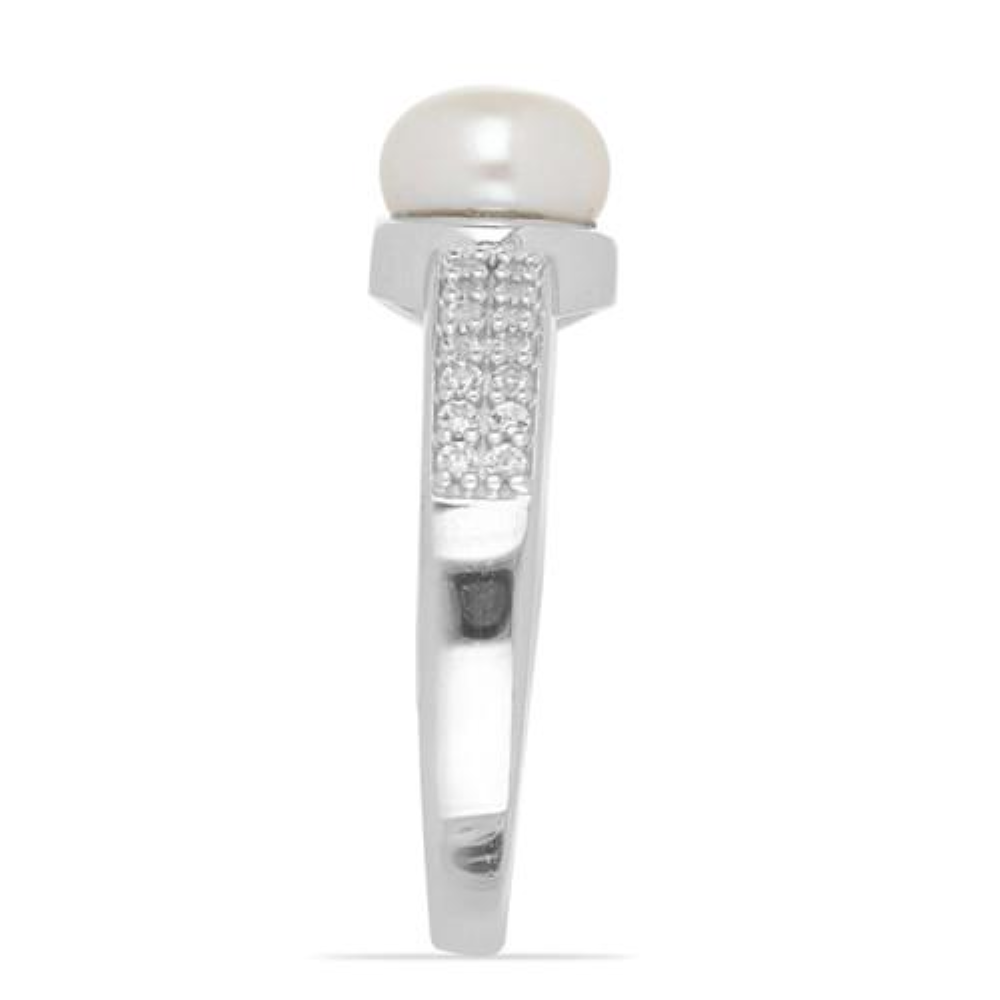 BUY GENUINE WHITE FRESHWATER PEARL GEMSTONE IN 925 SILVER