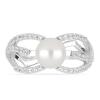 BUY NATURAL WHITE FRESHWATER PEARL GEMSTONE STYLISH RING