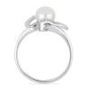 BUY GENUINE WHITE FRESHWATER PEARL GEMSTONE RING IN 925 SILVER