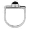BUY BLACK ONYX SINGLE STONE FASHION RING