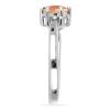 BUY REAL PADPARADSCHA QUARTZ GEMSTONE RING IN 925 SILVER