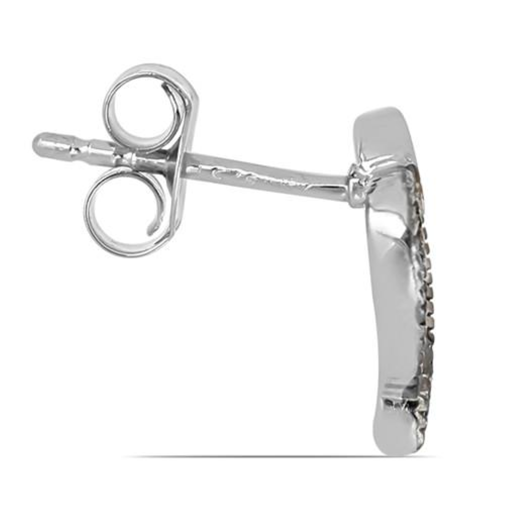 BUY 925 SILVER  AUSTRIAN MARCASITE GEMSTONE HEART EARRINGS
