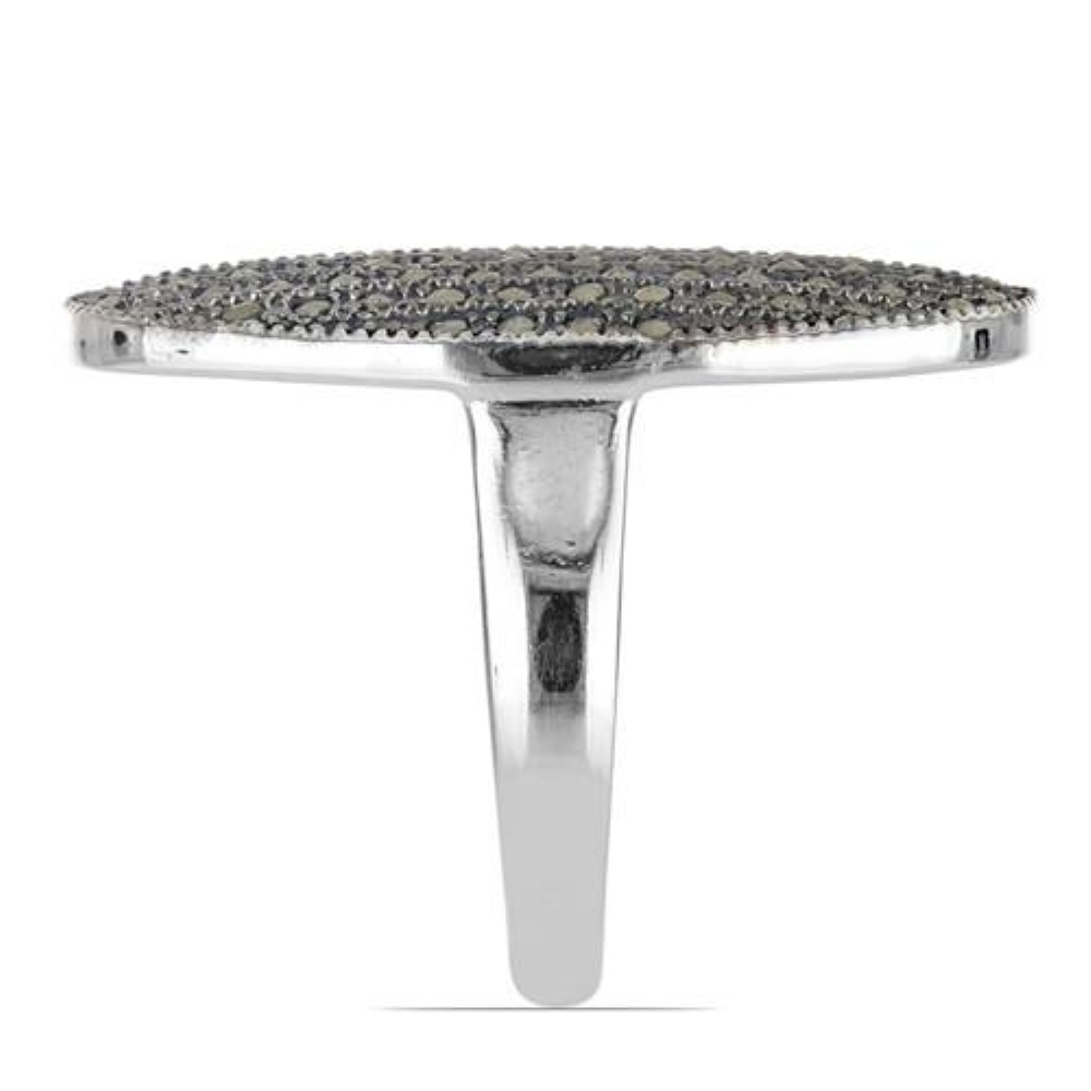 BUY AUSTRIAN MARCASITE GEMSTONE RING IN 925 SILVER 