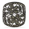 BUY 925 STERLING SILVER NATURAL AUSTRIAN MARCASITE GEMSTONE STYLISH RING