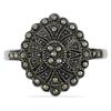 BUY AUSTRIAN MARCASITE GEMSTONE RING IN 925 STERLING SILVER