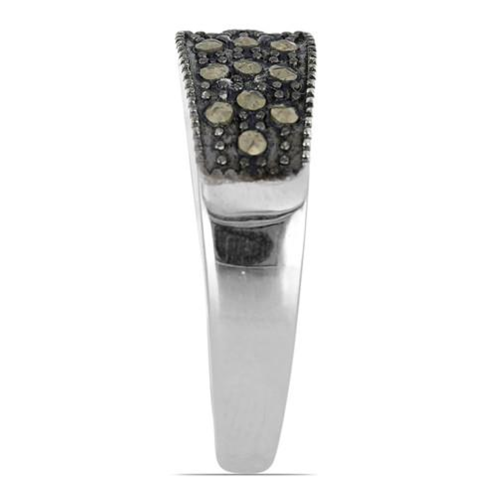 BUY NATURAL AUSTRIAN MARCASITE GEMSTONE RING IN 925 STERLING SILVER