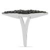 BUY REAL AUSTRIAN MARCASITE GEMSTONE RING IN STERLING SILVER 