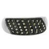 BUY GENUINE STERLING SILVER AUSTRIAN MARCASITE GEMSTONE RING