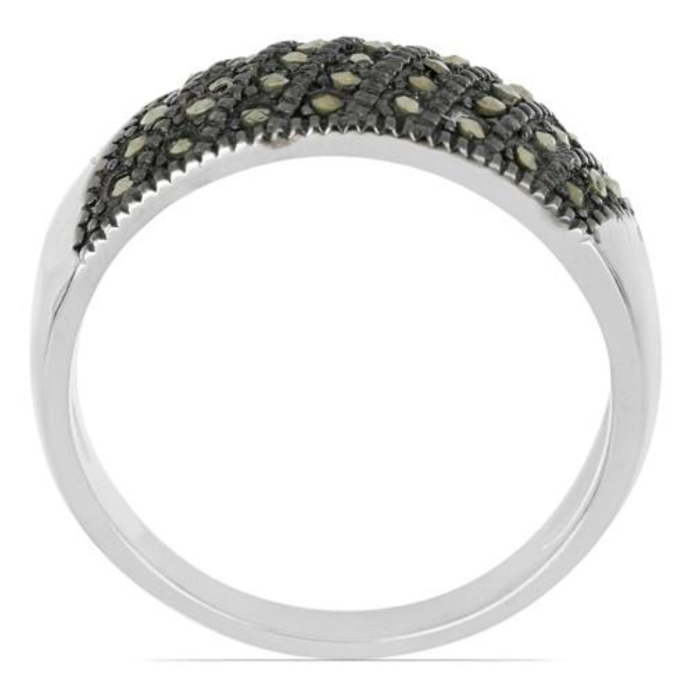 BUY GENUINE STERLING SILVER AUSTRIAN MARCASITE GEMSTONE RING