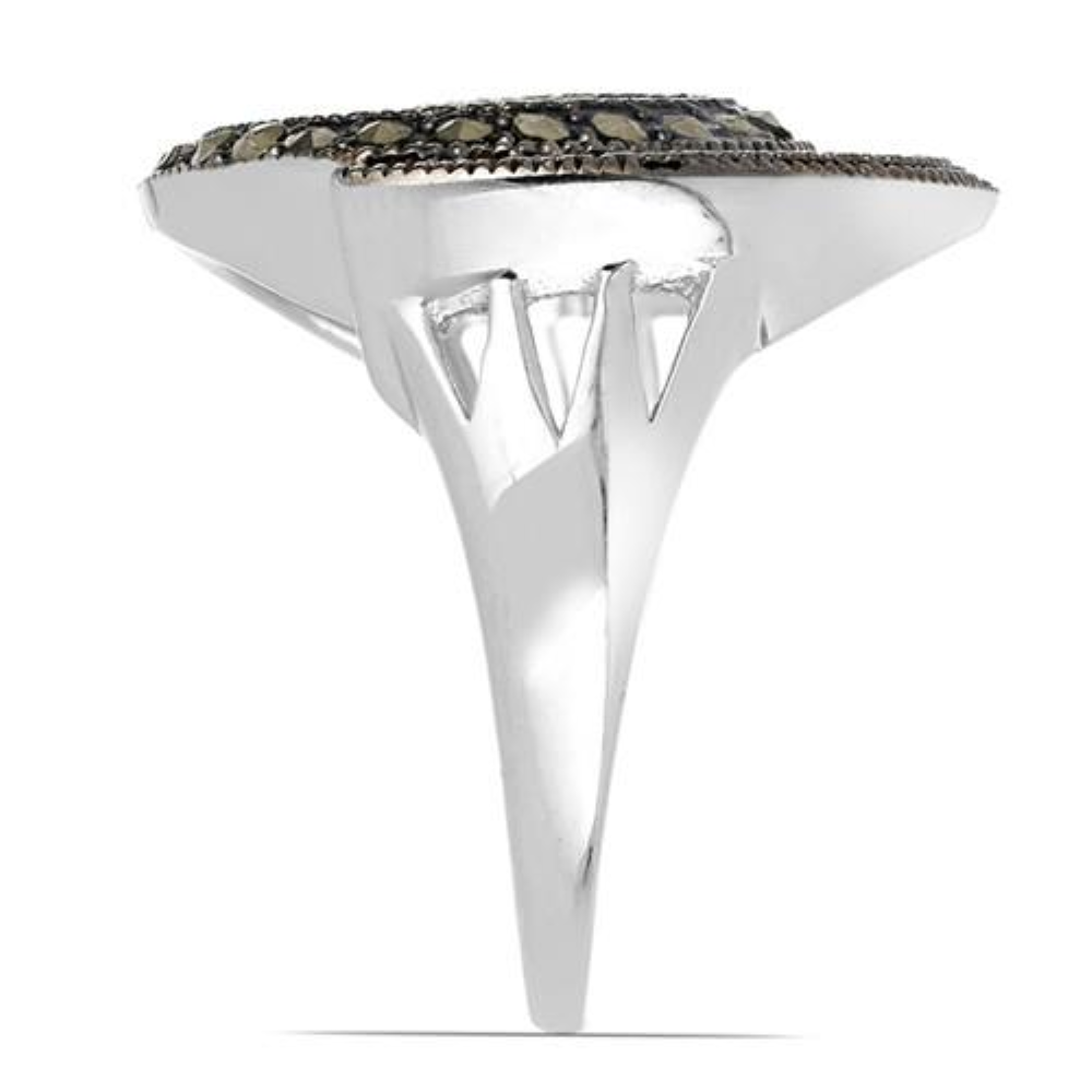 BUY 925 SILVER AUSTRIAN MARCASITE GEMSTONE STYLISH RING