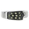 BUY 925 SILVER REAL AUSTRIAN MARCASITE GEMSTONE RING