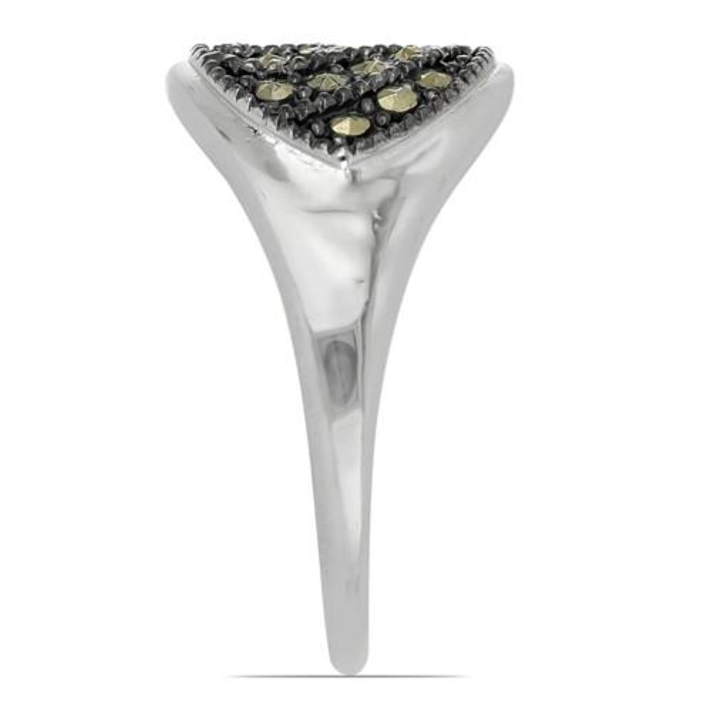 BUY AUSTRIAN MARCASITE GEMSTONE RING IN STERLING SILVER