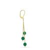 BUY NATURAL GREEN ONYX GEMSTONE EARRINGS IN 925 SILVER
