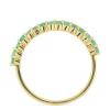 BUY NATURAL EMERALD GEMSTONE RING IN 925 STERLING SILVER