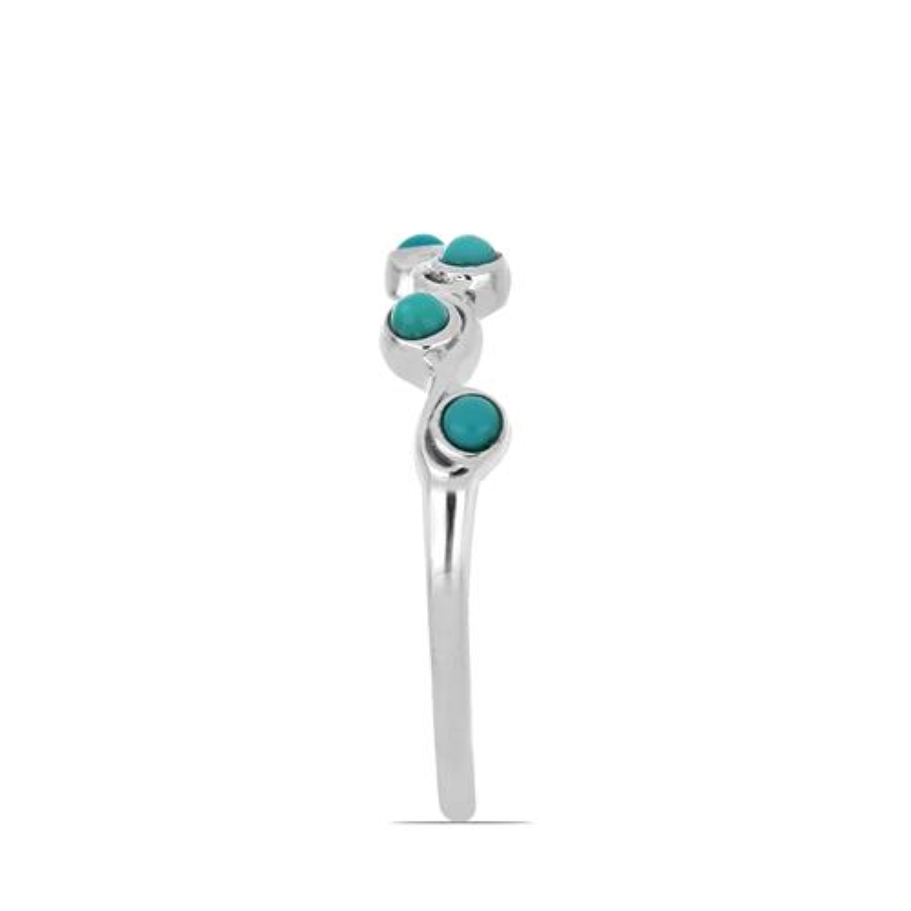 BUY 925 STERLING SILVER NATURAL TURQUOISE GEMSTONE RING
