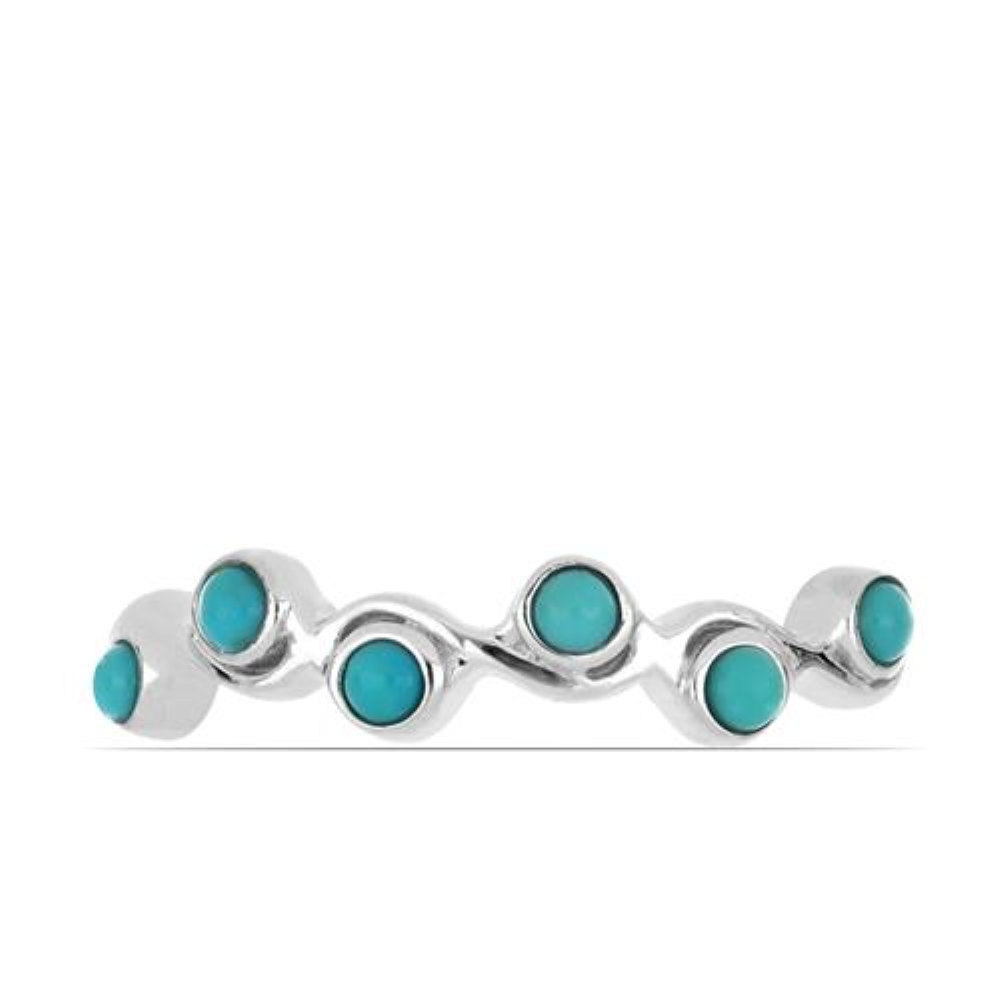 BUY 925 STERLING SILVER NATURAL TURQUOISE GEMSTONE RING