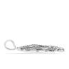 BUY STERLING SILVER NATURAL BLACK SPINEL GEMSTONE HORSE PENDANT 