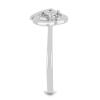 BUY 925 SILVER NATURAL WHITE DIAMOND GEMSTONE UNIQUE RING 