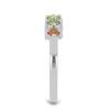 BUY MULTI TOURMALINE GEMSTONE CLUSTER RING IN 925 SILVER 