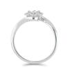 BUY NATURAL WHITE DIAMOND DOUBLE CUT GEMSTONE STYLISH RING IN 925 SILVER  