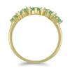 BUY 925 SILVER NATURAL EMERALD GEMSTONE STYLISH RING 