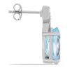 BUY NATURAL SKY BLUE TOPAZ GEMSTONE BIG STONE EARRINGS IN 925 SILVER