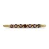 BUY 14K GOLD NATURAL RED DIAMOND DOUBLE CUT GEMSTONE RING