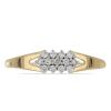 BUY 14K GOLD NATURAL DIAMOND DOUBLE CUT STYLISH RING 