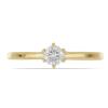 BUY 14K GOLD  NATURAL WHITE TOPAZ GEMSTONE RING 