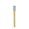 BUY 14K GOLD NATURAL AQUAMARINE GEMSTONE RING