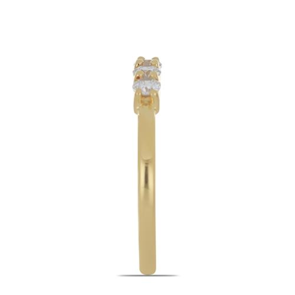 BUY 14K GOLD NATURAL WHITE TOPAZ GEMSTONE RING