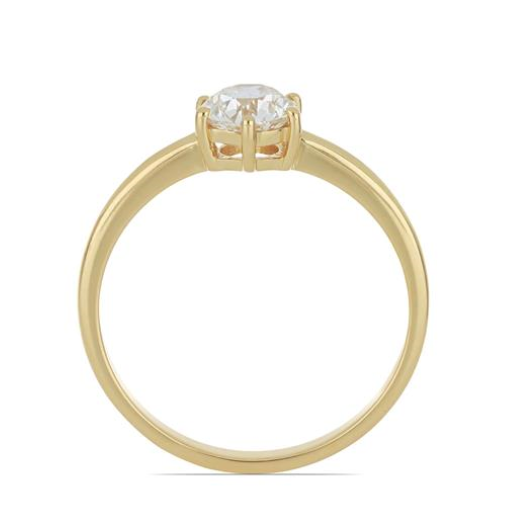 BUY 14K GOLD NATURAL CRYSTAL GEMSTONE RING