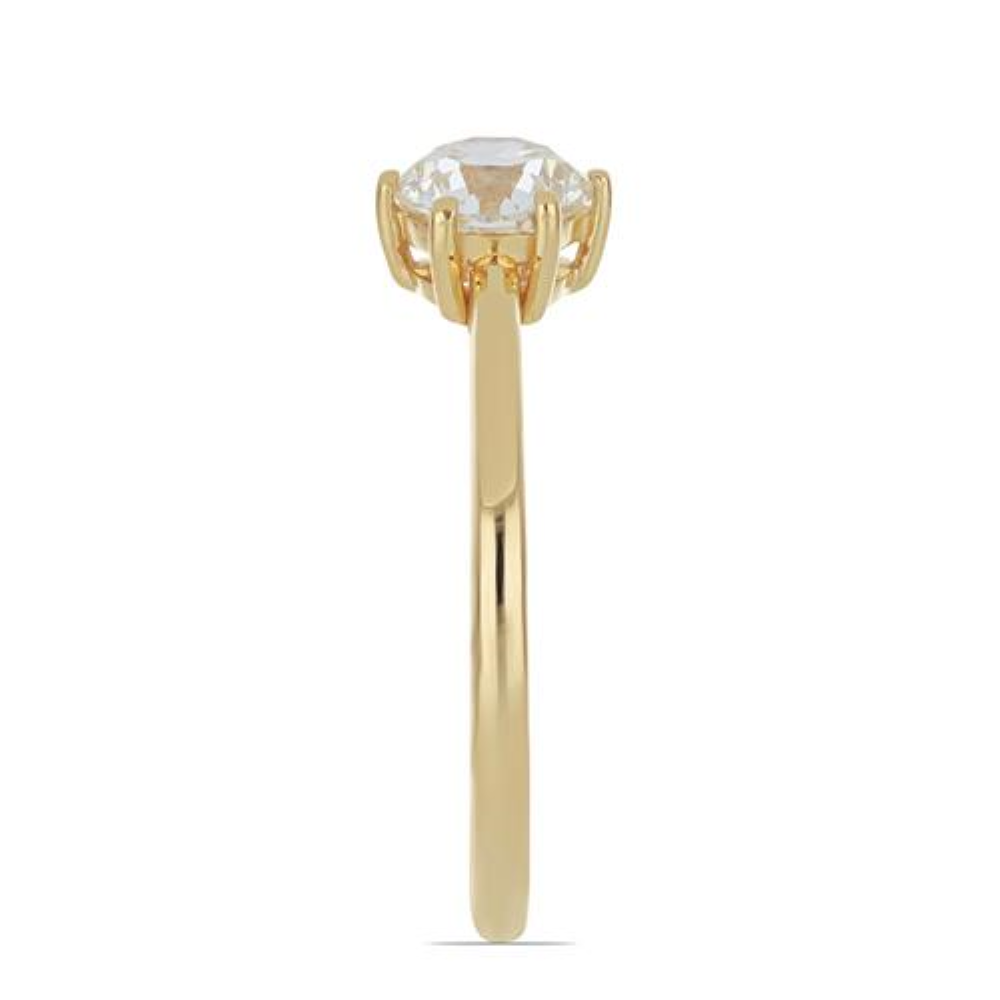 BUY 14K GOLD NATURAL CRYSTAL GEMSTONE RING
