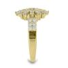 BUY 14K GOLD NATURAL DIAMOND DOUBLE CUT GEMSTONE STYLISH RING 