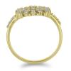 BUY 14K GOLD NATURAL DIAMOND DOUBLE CUT GEMSTONE STYLISH RING 