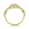 BUY REAL 14K GOLD DIAMOND DOUBLE CUT GEMSTONE RING